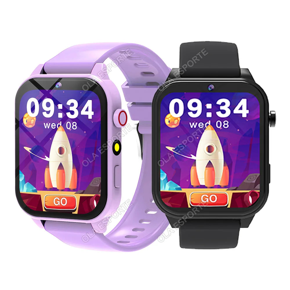 2025 New Smart Watch For Children HD Touch Screen Camera 18 Games Sleep Monitoring Alarm Clock Calculator Birthday Gift Boy Girl