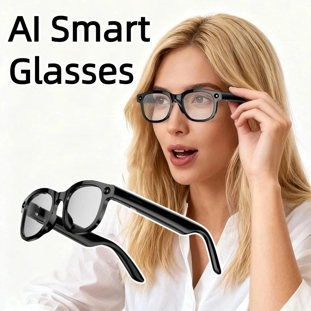 Real-time Translation AI Smart Glasses Wearable Tech 1080P Video Recording Smart AI Glasses Bluetooth Audio Waterproof