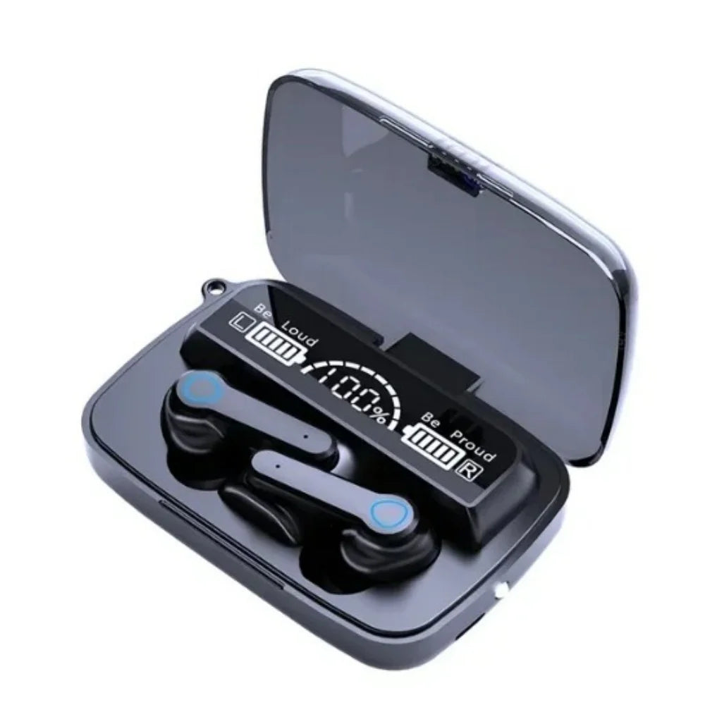 Bluetooth Headset Wireless Tws Gaming Support Noise-cancelling Touch In-ear Mini Emergency Power Bank Headset M19 Earphones