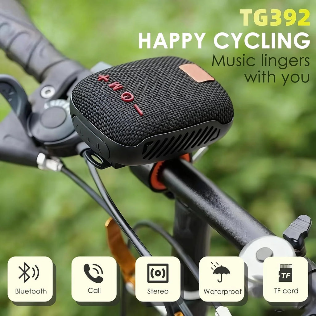 Portable Bluetooth for Bike Scooter Traveling IPX5 Waterproof Wireless Traveling Bicycle Speakers  TWS Mini Outdoor Speaker