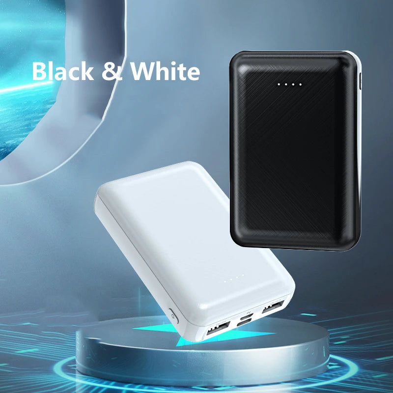 20000mAh Mini Power Bank 5V 2A Powerbank for Cooling Fan Heated Vest Jacket Air Conditioning Portable Charger for iPhone Xiaomi
