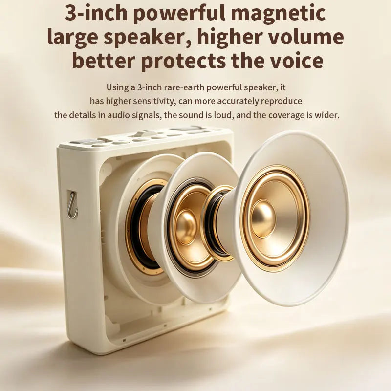 Loudspeaker Wireless Bluetooth Microphone Amplifiers, Bluetooth Speakers, Dedicated Teacher Microphones, Tour Guide Microphones