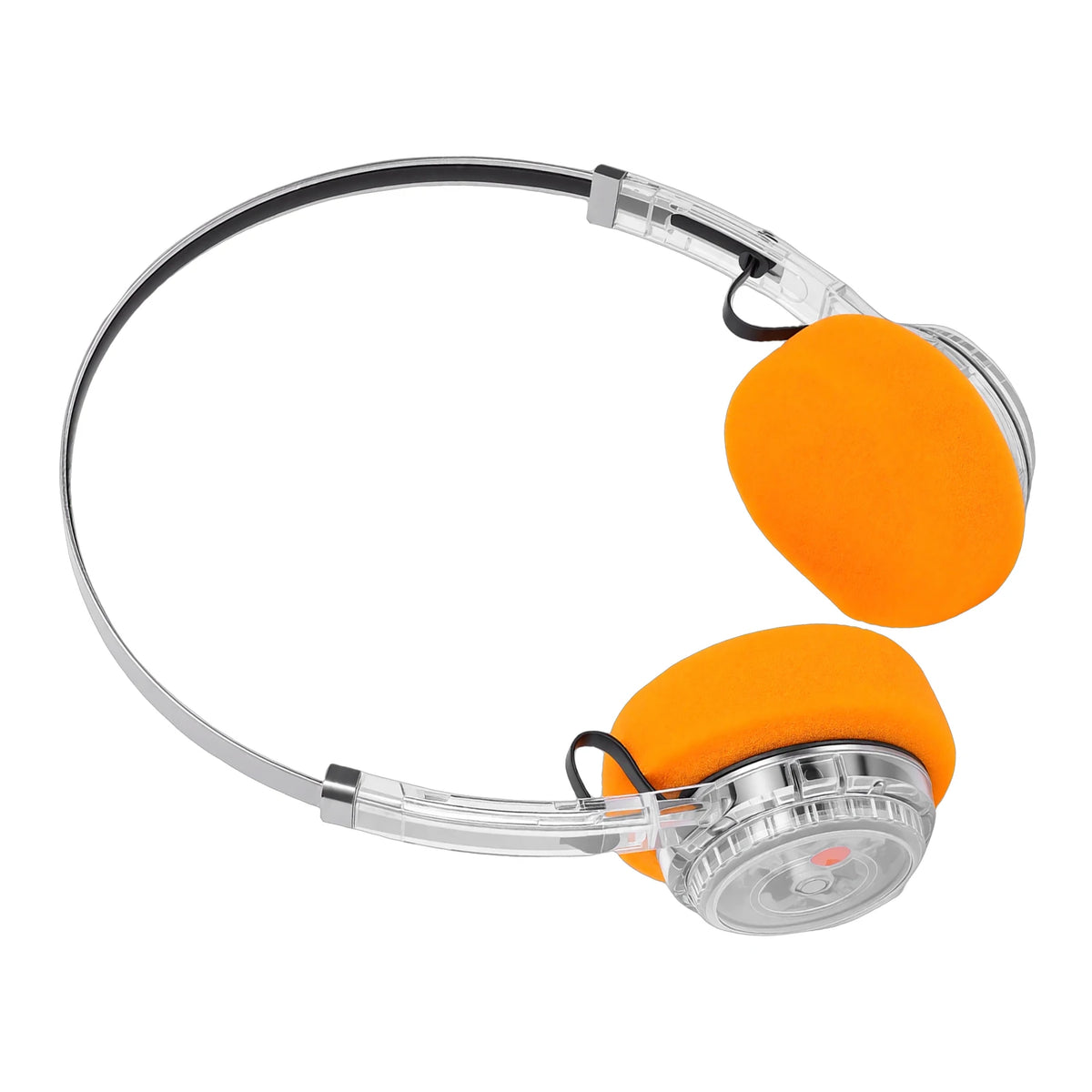 Retro Bluetooth 6.0 Headphones Sports Headset Mechanical Rotating Volume Adjustment Extendable Metal Headband