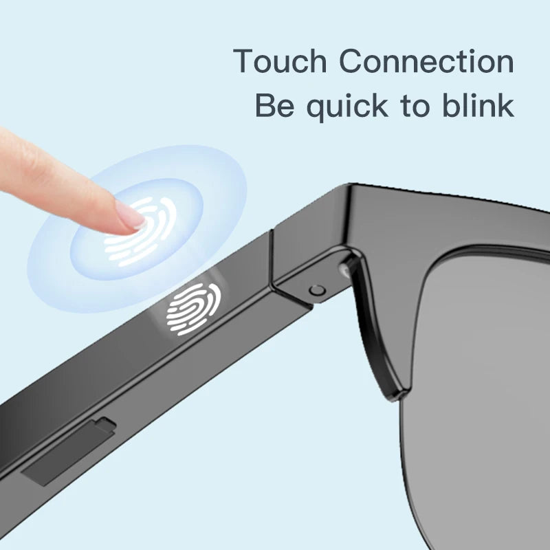Original Smart Glasses Headset Wireless Bluetooth Sunglasses Outdoor Sport Earphone HD Mic Calling Headphone For Man and Women