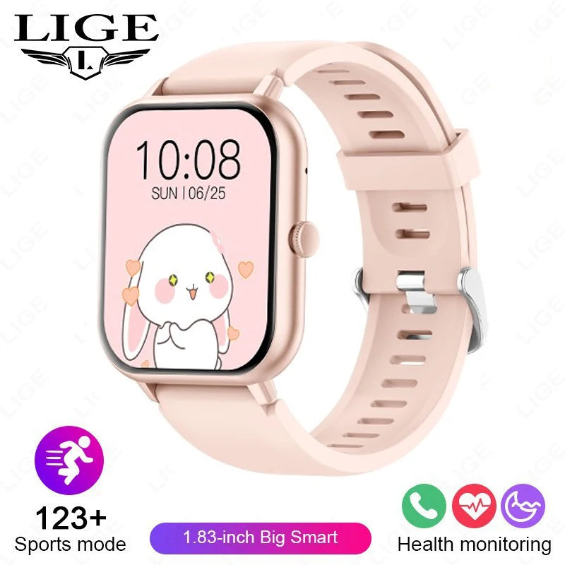 GPS Smart Watch For Women Gifts Full Touch Screen Sports Fitness Watch Bluetooth Call