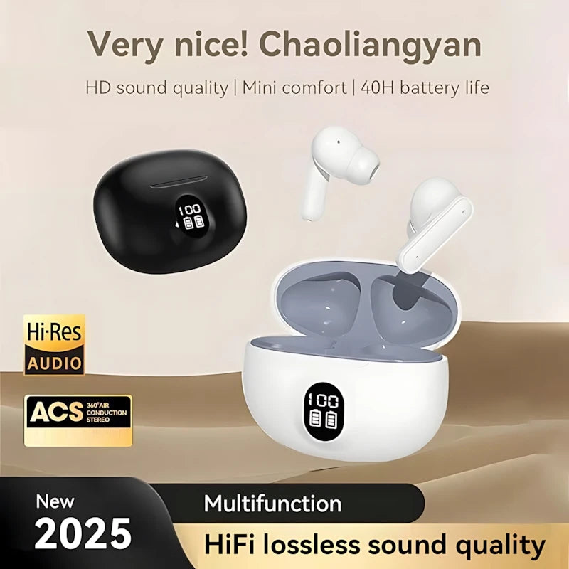 Original Bluetooth Earphone Excellent HIFI Quality TWS Wireless Earbud Smart LED Display Touch Control For Realme Xiaomi Headset