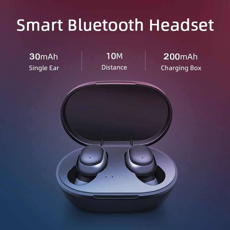 A6S TWS Wireless Bluetooth 5.1 Earbuds LED Digital Display Touch Control Earphone Mic Waterproof Sport Headset For Xiaomi Huawei