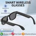 AI Smart Glasses Men Women Multifunction Touch Music Playback Remote Camera Control Voice Assistant BT Glasses  Sunglasses HT30