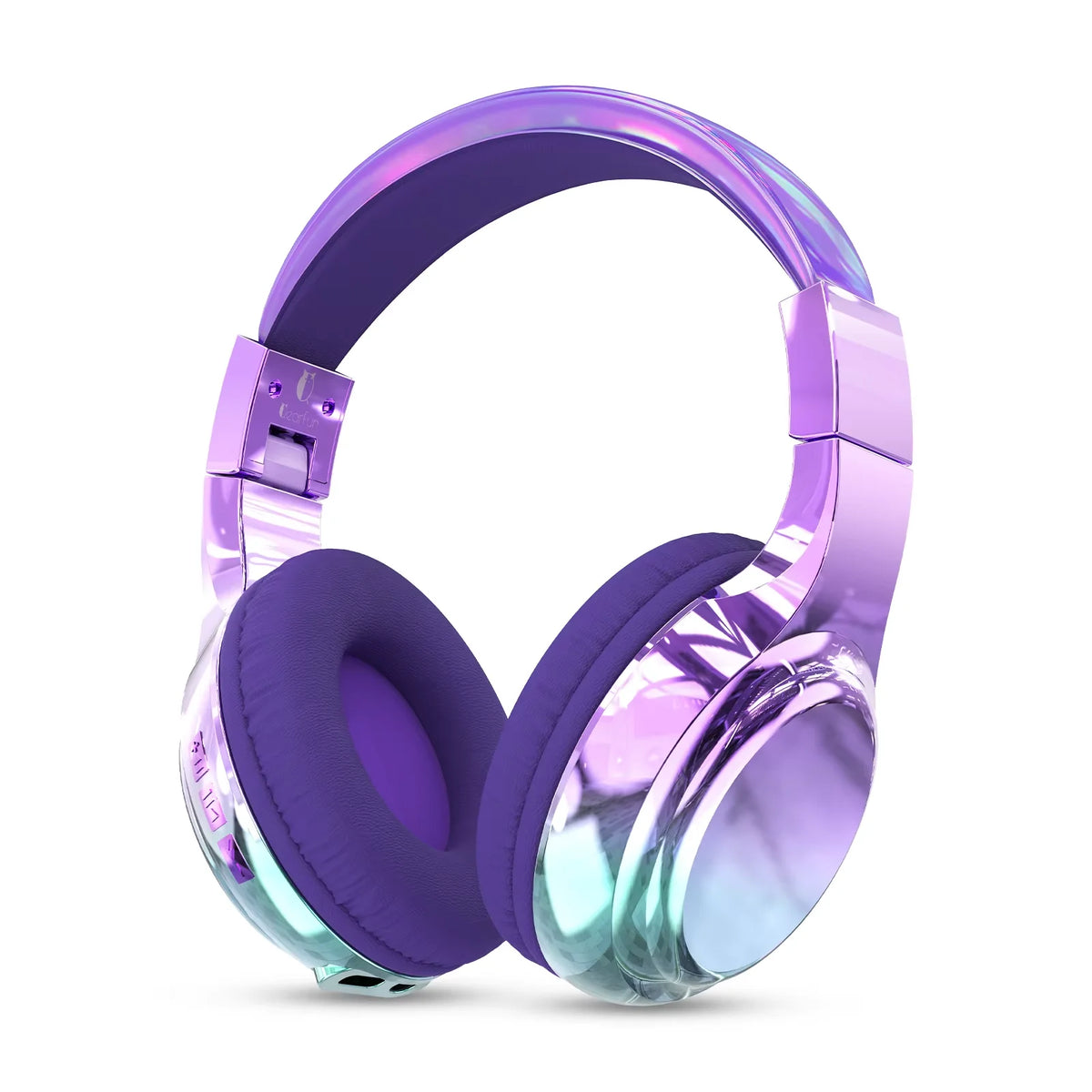 Glossy Bluetooth Headphones For Kids Girls Wireless Stereo Headset With Mic For School Travel Children's Music Helmet Kids Gifts