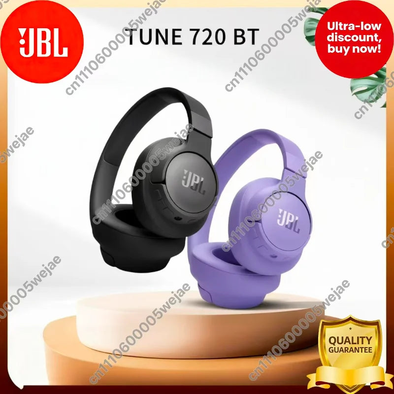 JBL TUNE 720BT Wireless Bluetooth Headset Long-Lasting Gaming Headset Headset