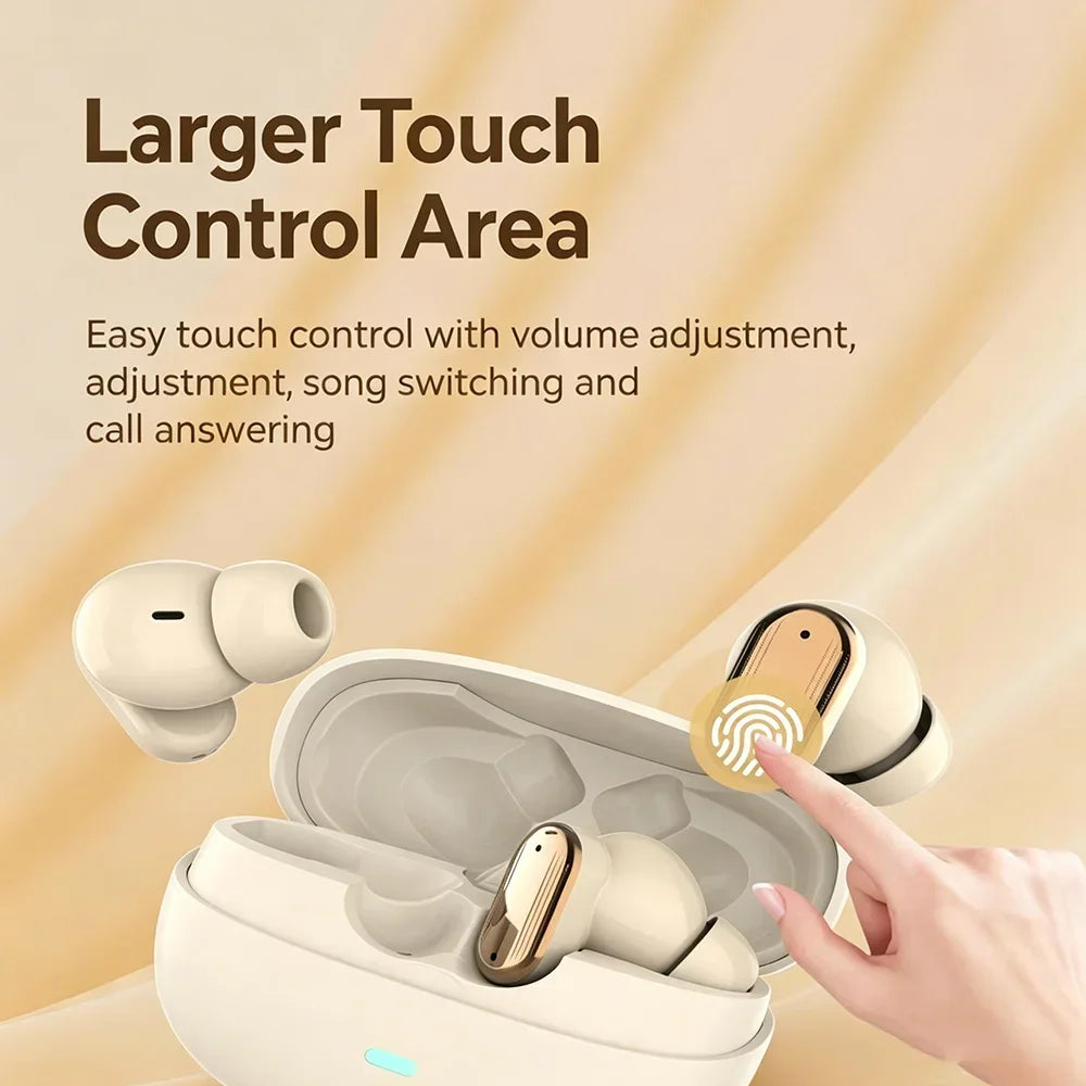 KEBIDUMEI Bluetooth 6.0 In-Ear Earbuds True Wireless Earphones HiFi Stereo Sound Headphones Sports Noise Reduction Headsets