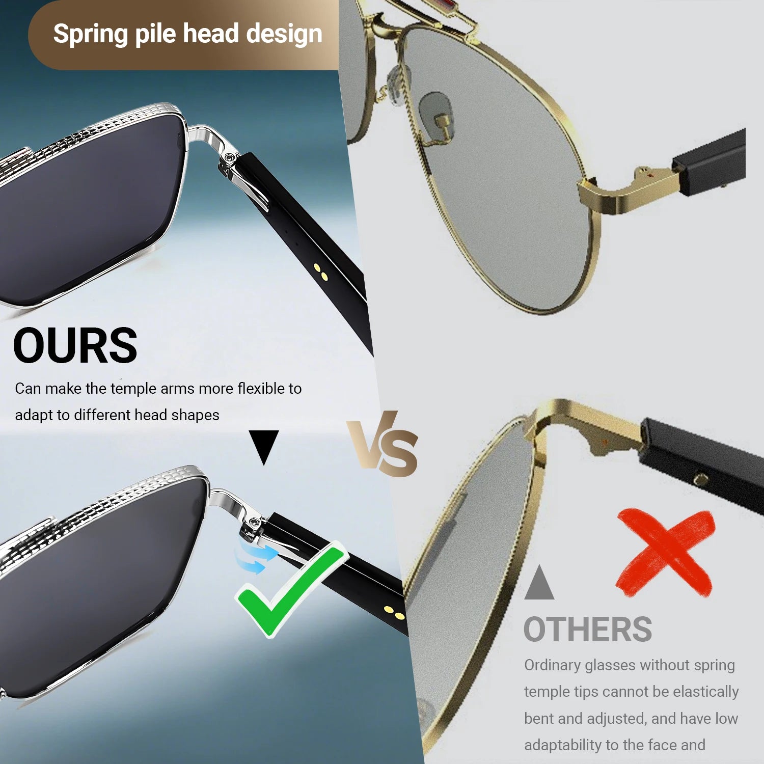 LIGE Smart Sunglasses Bluetooth Headphones Outdoor Sport Earphone AI Voice Calling Music Glasses Ultraviolet-Proof Eyeglasses