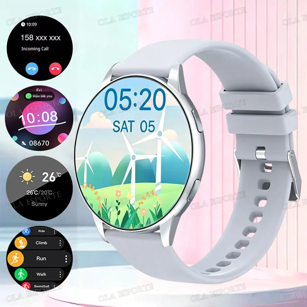 Smart Watch, Wireless Call/Dial, Multi-Sport Mode, Multiple APP Reminders, Suitable for Men and Women, Compatible Phone/Android