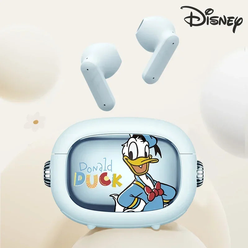 Cartoon Earphones Bluetooth 5.4 Wireless Fashion Donald Duck Earbuds Stereo Noise Reduction Gaming Headset Music Headphone