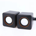 ! Computer Speakers Stereo Microphone Audio PC Speaker USB Wired With LED Light For Desktop Computers PC Laptops