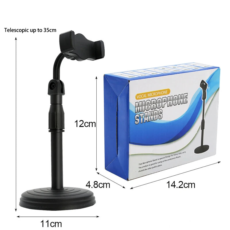 Desktop Tripod For Phone Smartphone Iphone With Phone Holder Stand Bracket Tripe For Mobile Telefoon Statief Stand Table
