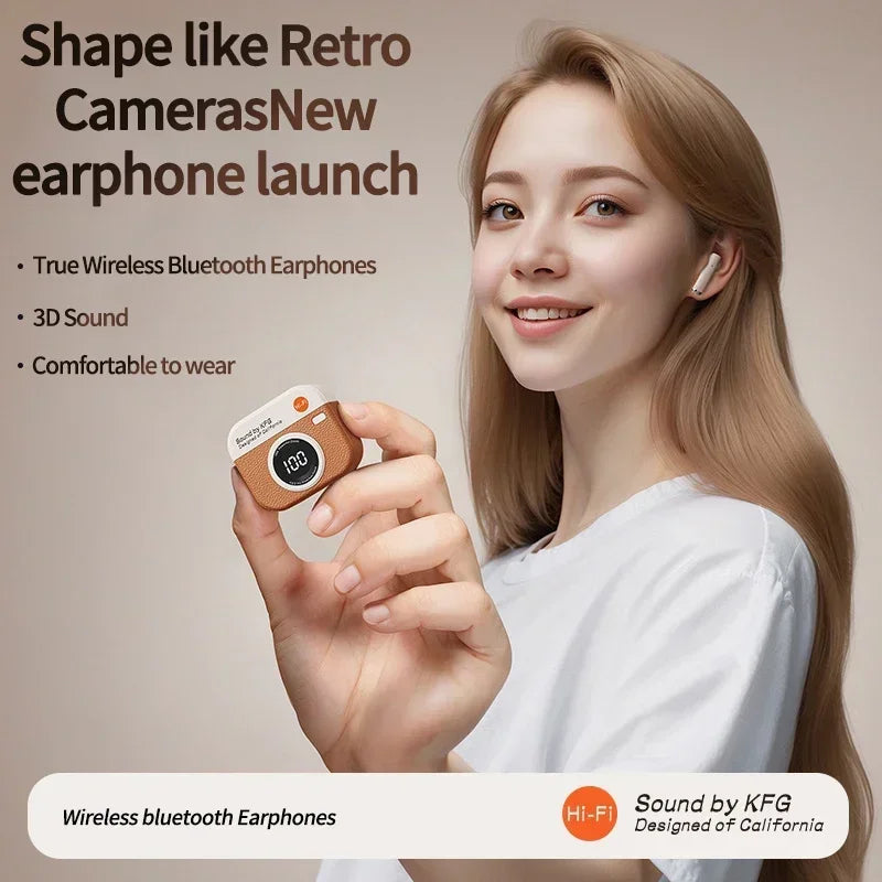 2026 NEW Bluetooth 5.3 Earbuds Wireless Headphones Power LED Digital Display HiFi Gaming Headsets Waterproof Sports Earbuds