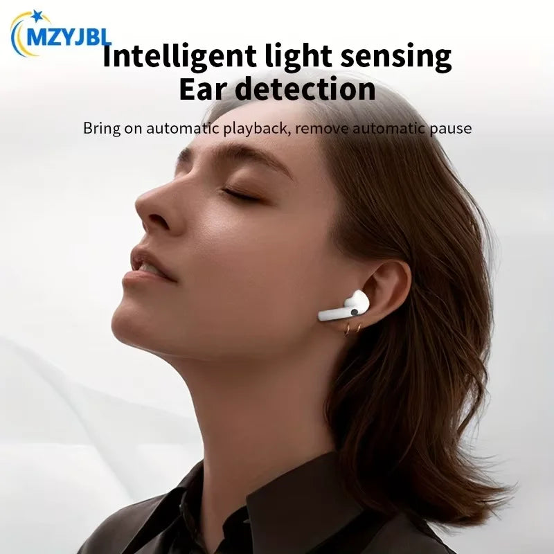 Wireless Earbuds Bluetooth Headphones, ANC/ENC Noise Cancelling, Ear Buds with Multifuntional Touch Screen, for iOS Android