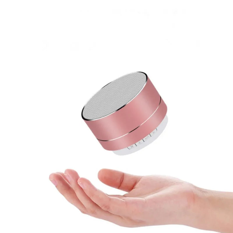 Wireless Bluetooth 5.0 Speaker Small Steel Cannon Portable Subwoofer Mini Bluetooth Speaker Color Outdoor Stereo Sound Speakers