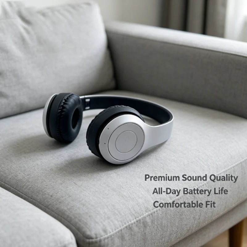 Wireless Bluetooth Earbuds, HiFi Stereo & Noise Reduction, Touch Control Deep Bass Headphones with Long Battery for Commute