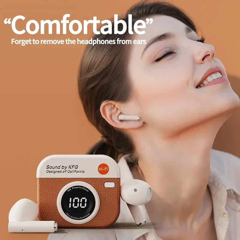 2026 NEW Bluetooth 5.3 Earbuds Wireless Headphones Power LED Digital Display HiFi Gaming Headsets Waterproof Sports Earbuds