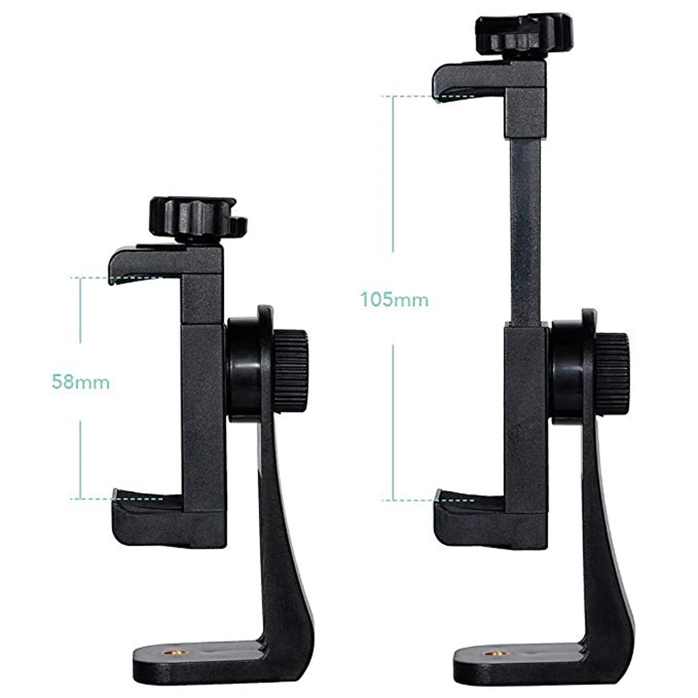 Photo Vlog Filming Accessories Portable Tripod Mount Cell Phone Clip For All Smartphones And Tripods Office Desk Live Broadcast