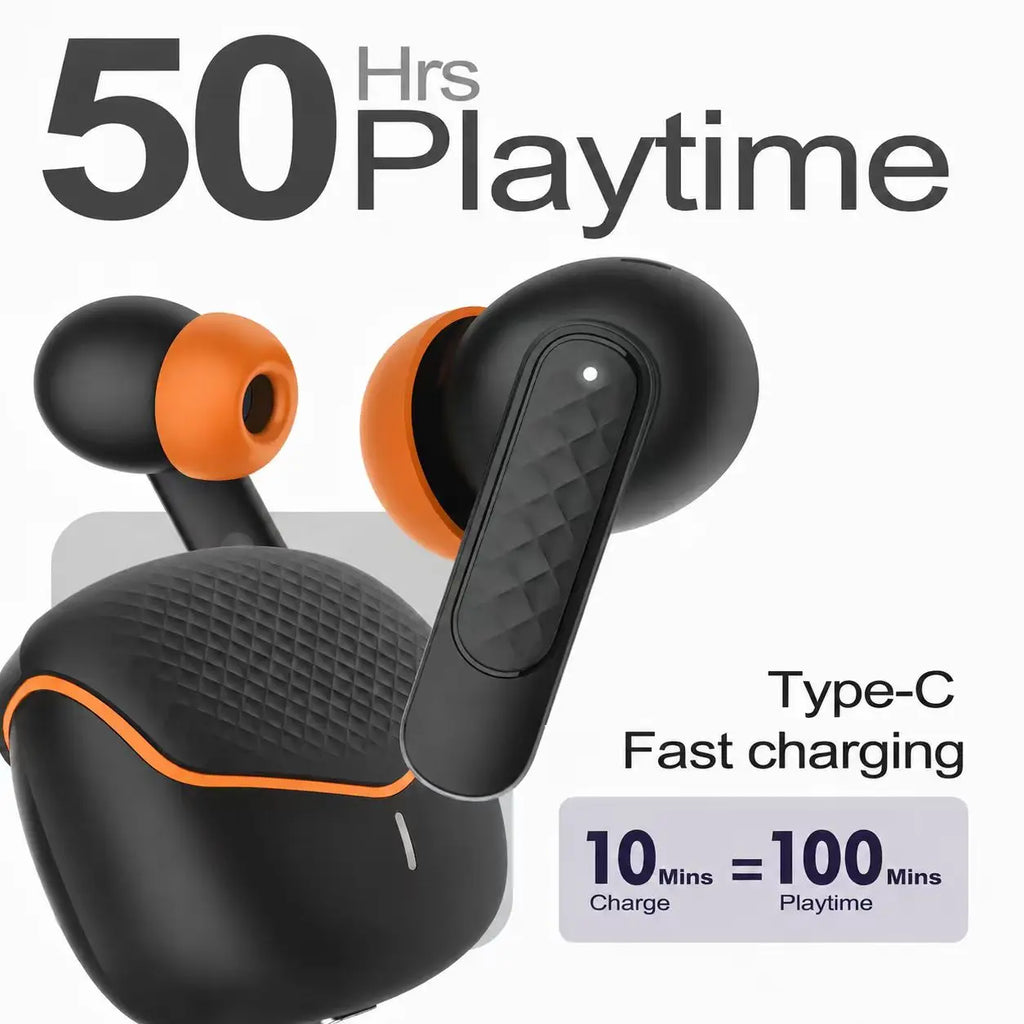 Wireless Bluetooth Earbuds TWS Bluetooth Earphones 5.4 ANC Noise Cancelling Call Noise Reduction Low Latency In-Ear Headphones