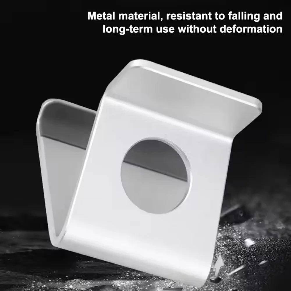 1 PC Portable Storage Stand - Anti-drop Phone Stand - Metal Desktop Phone Stand - Suitable for Smartphones and Tablets
