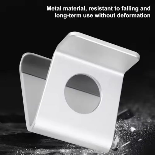 1 PC Portable Storage Stand - Anti-drop Phone Stand - Metal Desktop Phone Stand - Suitable for Smartphones and Tablets