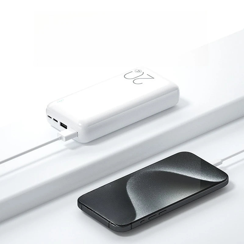 Power Bank 20000mAh Ultra Large Capacity Multi Port Gift Power Bank  Portable and Long-lasting Mobile Power Bank for Airplanes