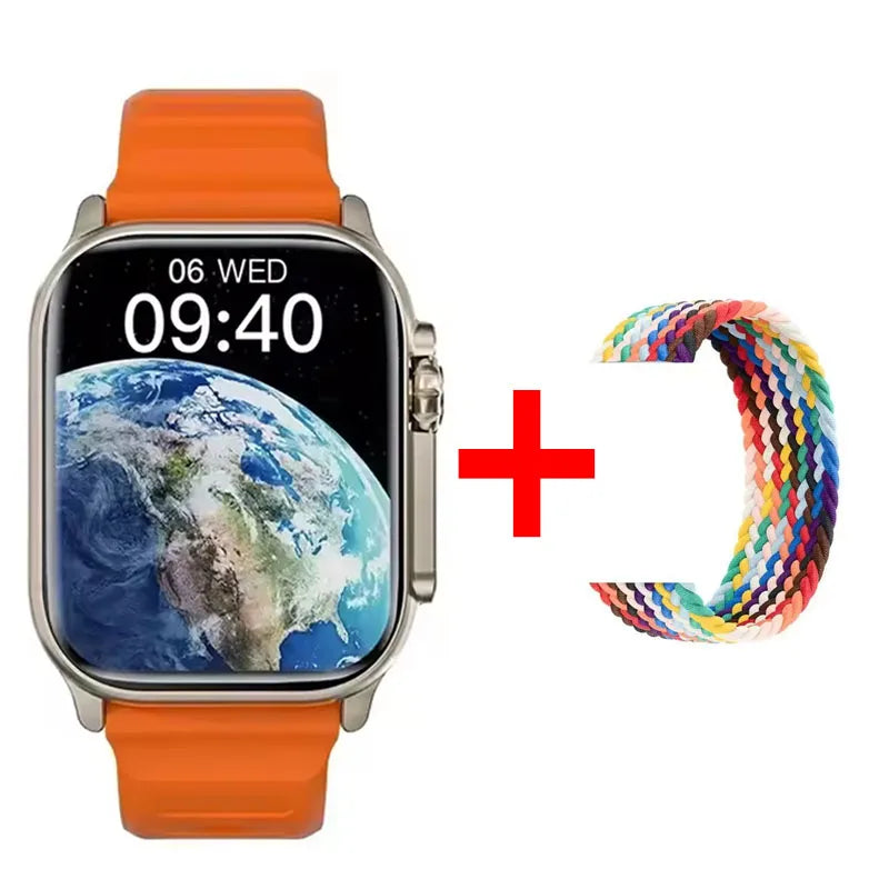 2026 New Watch 10 Ultra Smart Watch 49mm New NFC Men Women GPS Track Bluetooth Call BT Music Games Wireless Charging Smartwatch