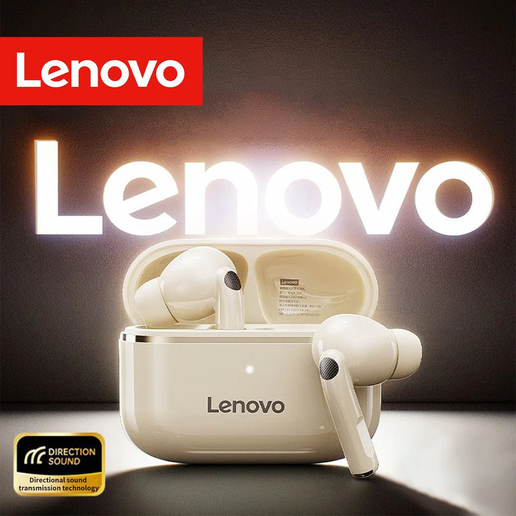Lenovo Bluetooth 5.4 earbuds with ANC, long-lasting battery, USB-C port, compatible with Android & iPhone, ideal for sports/gym,