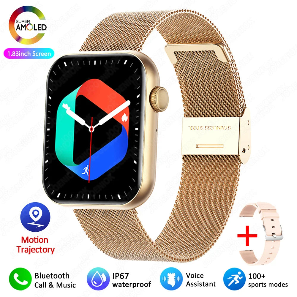2025 New Smartwatch Men Android IOS Phone 1.9"HD Screen Bluetooth Call Heart Rate Monitoring Sports Waterproof Smart Watch Women