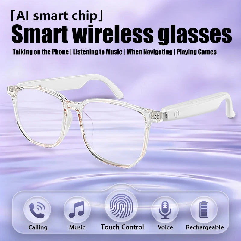 Smart Audio Glasses with Bluetooth Audio Calling, Open Music Playback, Built-in Speaker, Smart Wearable Technology Accessory