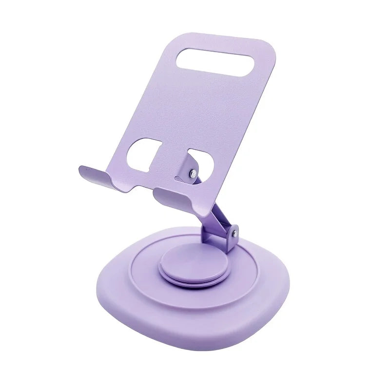 360° Rotating Sturdy Adjustable Desktop Phone Stand, Foldable Phone Stand, Suitable for All Phones