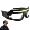 Wearable Glass Headlamp Smart Hand Wave Sensor Rechargeable Multi Mode Light Ultra Light For Workshop Maintenance Camping