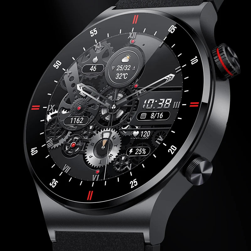 2027 New Smart Watches Men NFC Bluetooth Call Fitness Clock Waterproof 100+Sport Watch Wrist Smartwatch for Women Android Phones