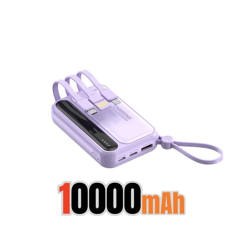 500000mAh Power Bank BuiIt in 4 Lines Super Fast Charging Large Capacity Portable External Battery for All Phones 2026