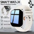 Smartwatch with Built-in TWS Earbuds | 2.01-inch Display, Call/SMS Notifications, Multiple Sports Modes, Pedometer