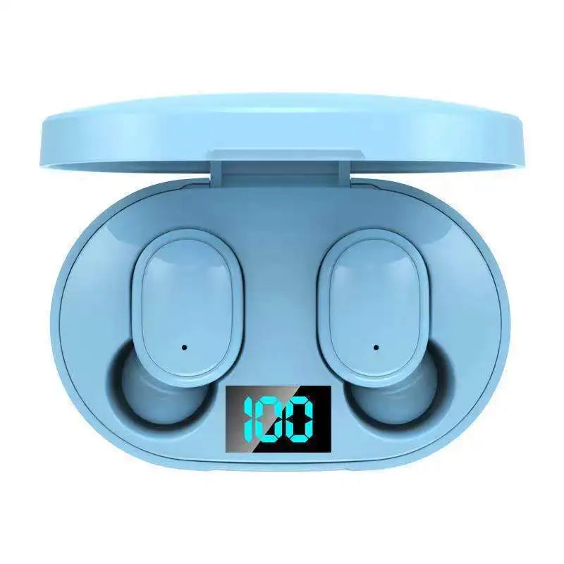 Digital Display TWS Bluetooth 5.0 Wireless Earbuds Mini In-Ear Headphones Stereo Calls with LED Charging Case