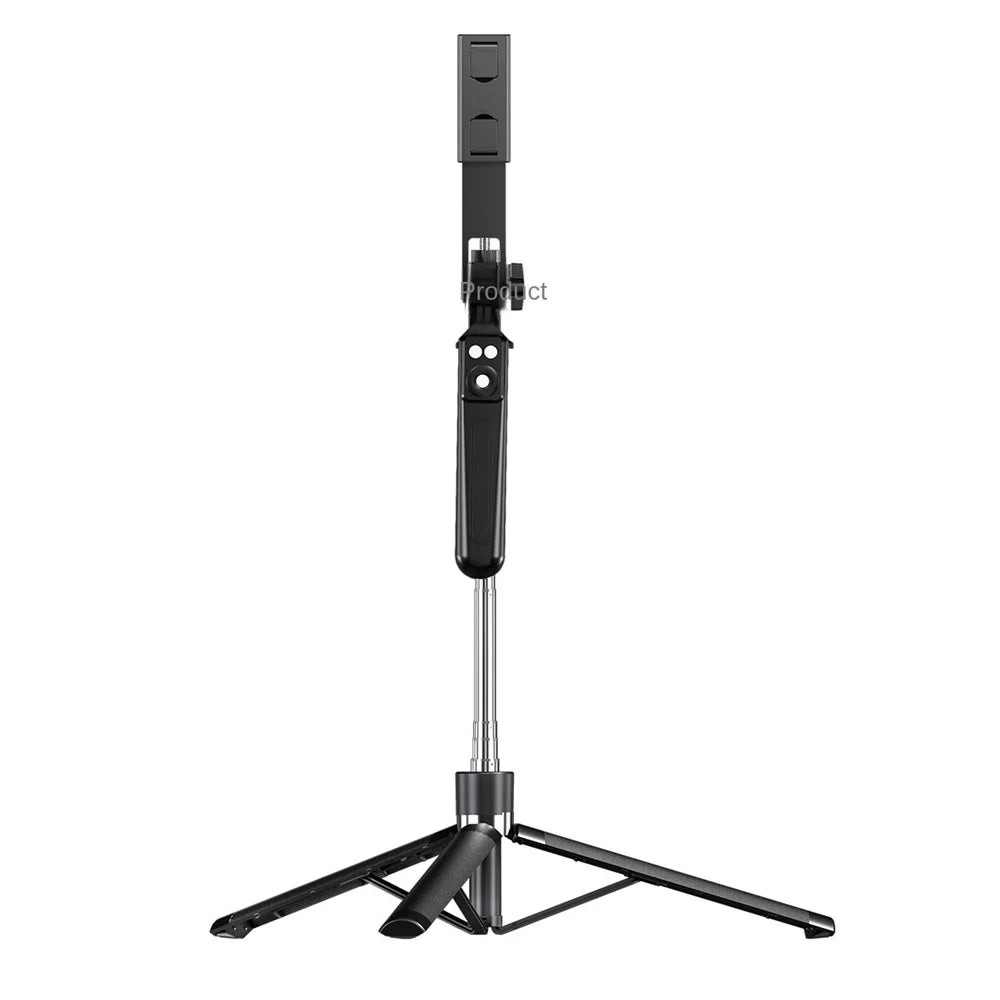 FANGTUOSI 2025 New Expandable Phone Tripod Stand Selfie Stick With Fill Light With Detachable BT Wireless Remote for Smartphone