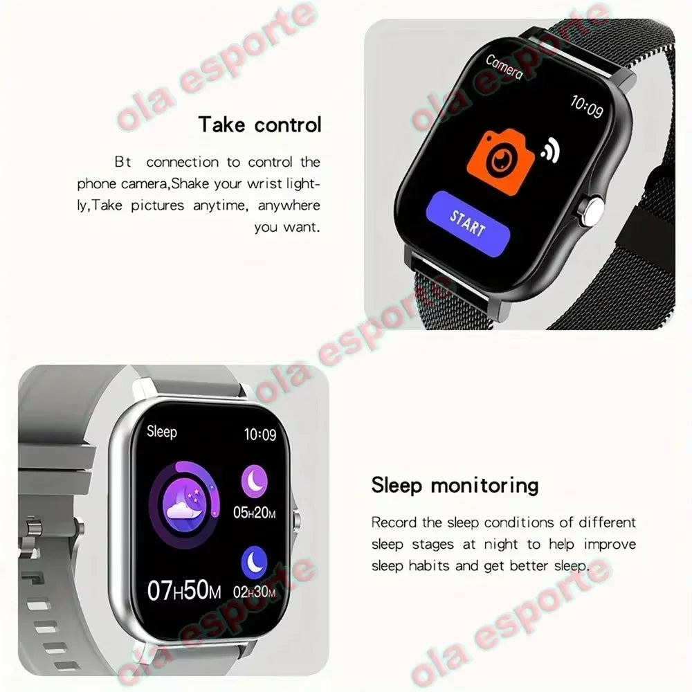 2026 New Upgrad Smart Watch For Men Women 1.83" Full Touch Display BT Call Sports Monitoring SmartWatch For Android & IOS Phone