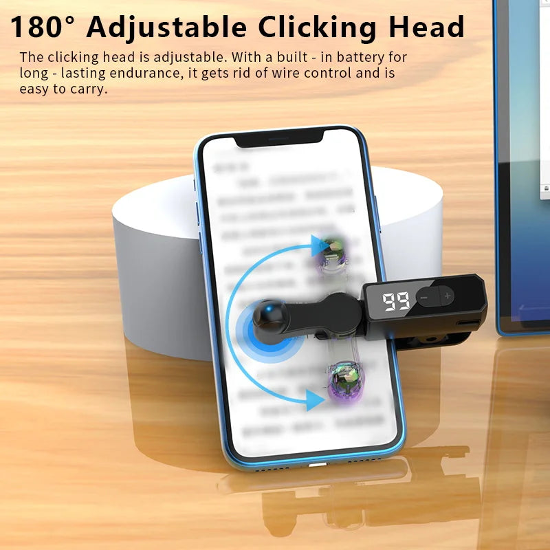 Screen Auto Clicker For Smart Phone Apps Video Live Streaming Gadget Smartphone Game Screen Touch Tripods Screen Tapper Supplies