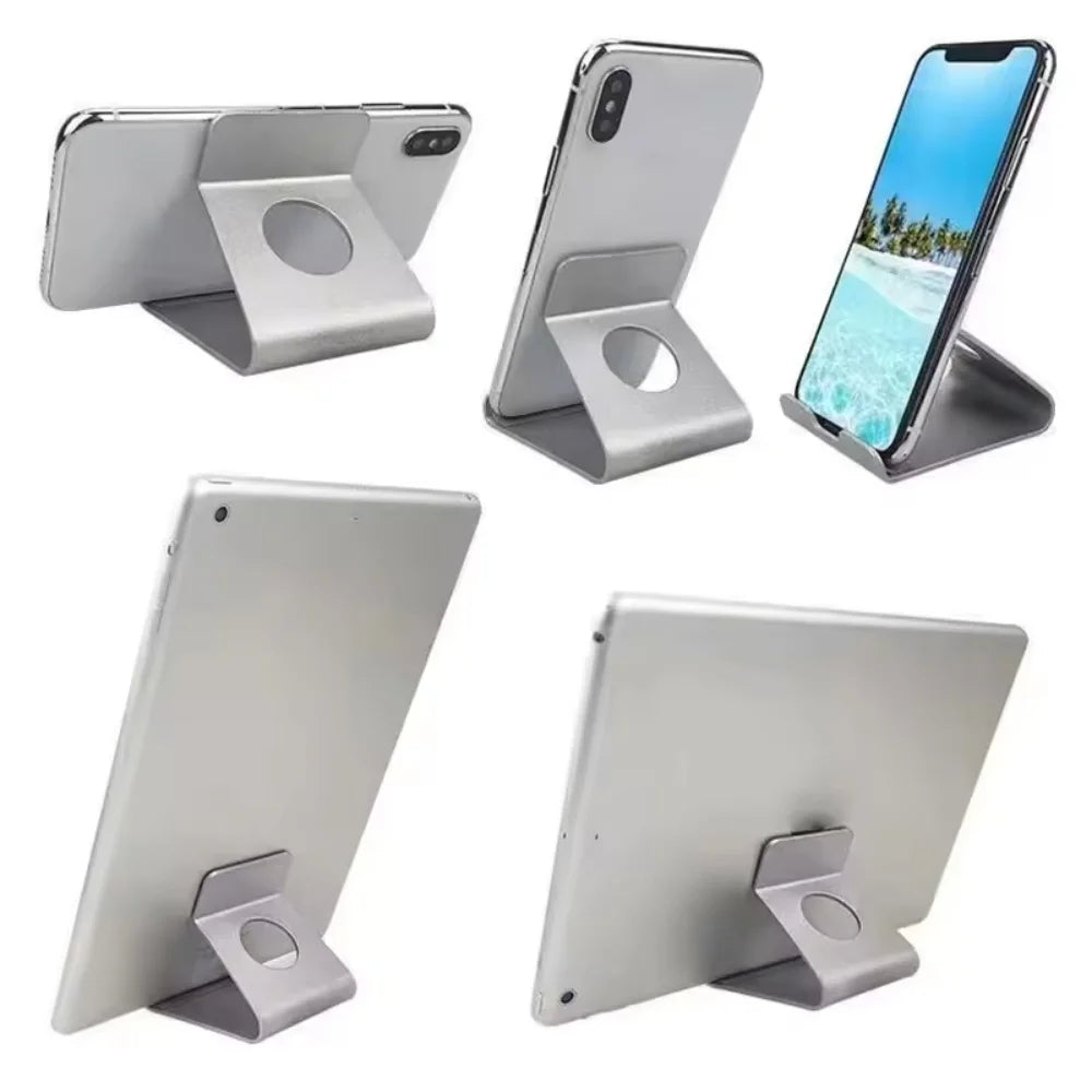 1 PC Portable Storage Stand - Anti-drop Phone Stand - Metal Desktop Phone Stand - Suitable for Smartphones and Tablets