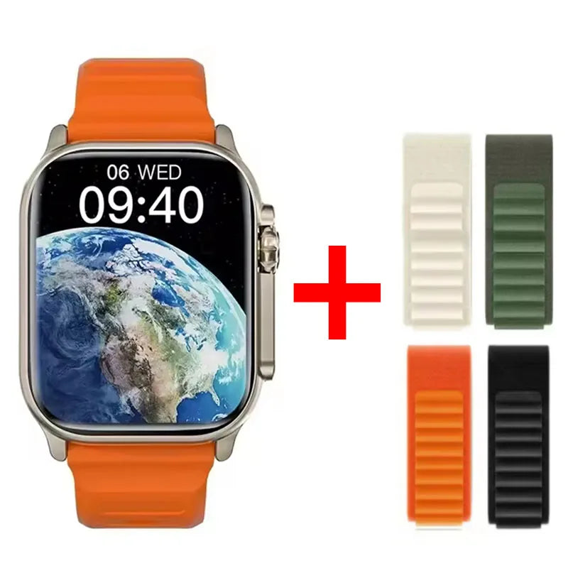 2026 New Watch 10 Ultra Smart Watch 49mm New NFC Men Women GPS Track Bluetooth Call BT Music Games Wireless Charging Smartwatch