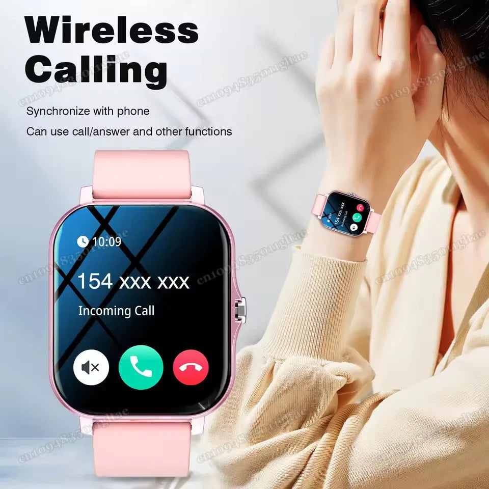 Smart Watch For Android IOS Watches 2.01inch HD Display Bluetooth Call Message Alert Music Sports Mode Smartwatch Men Women HT30