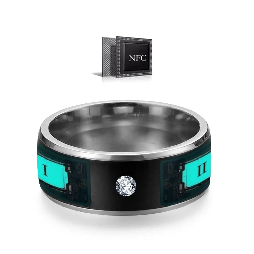 Fashion NFC Smart Finger Ring Intelligent Wear Connect Android Phone Equipment Waterproof Rings