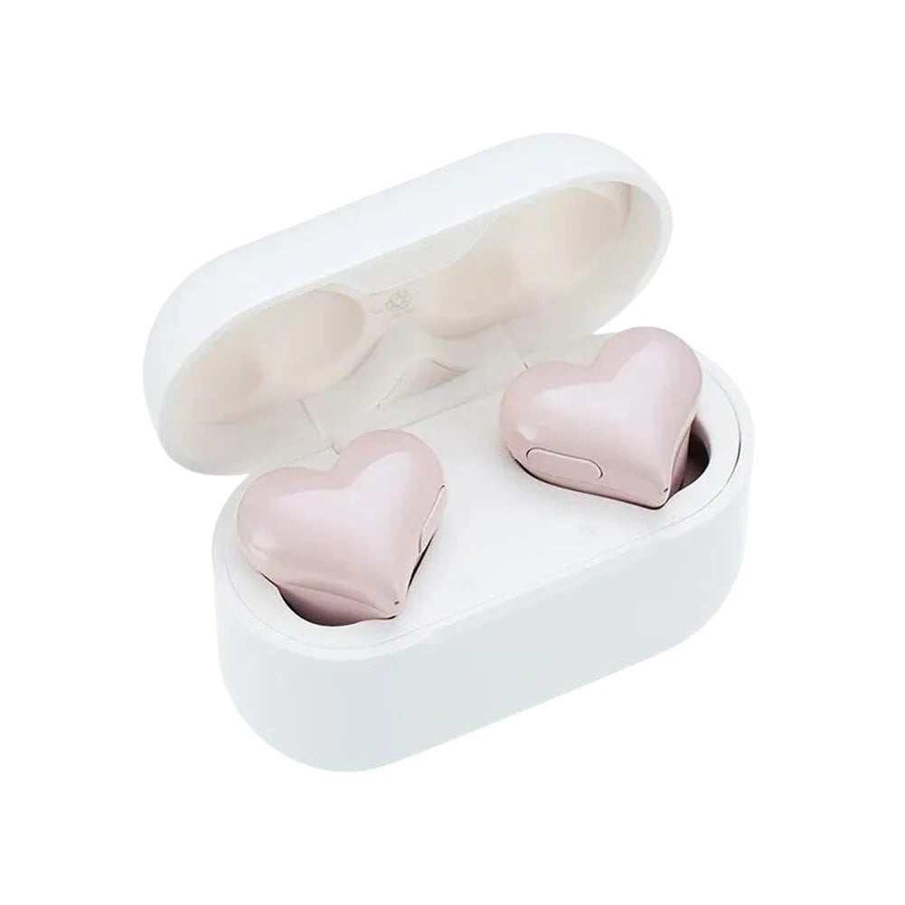 Wireless Earphones Hi-Fi Stereo Headphones Heartbuds Bluetooth-compatible In Ear Noice Cancelling for Student Girl Women