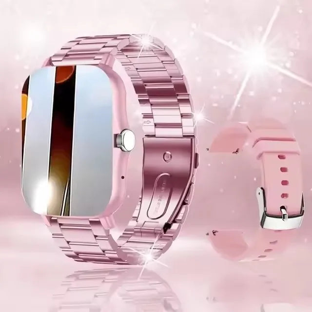 NEW Fashion SmartWatch Android Phone 2.01" Color Screen Full Touch Custom Dial Watch Women Bluetooth Call Smart Watch Men HT30