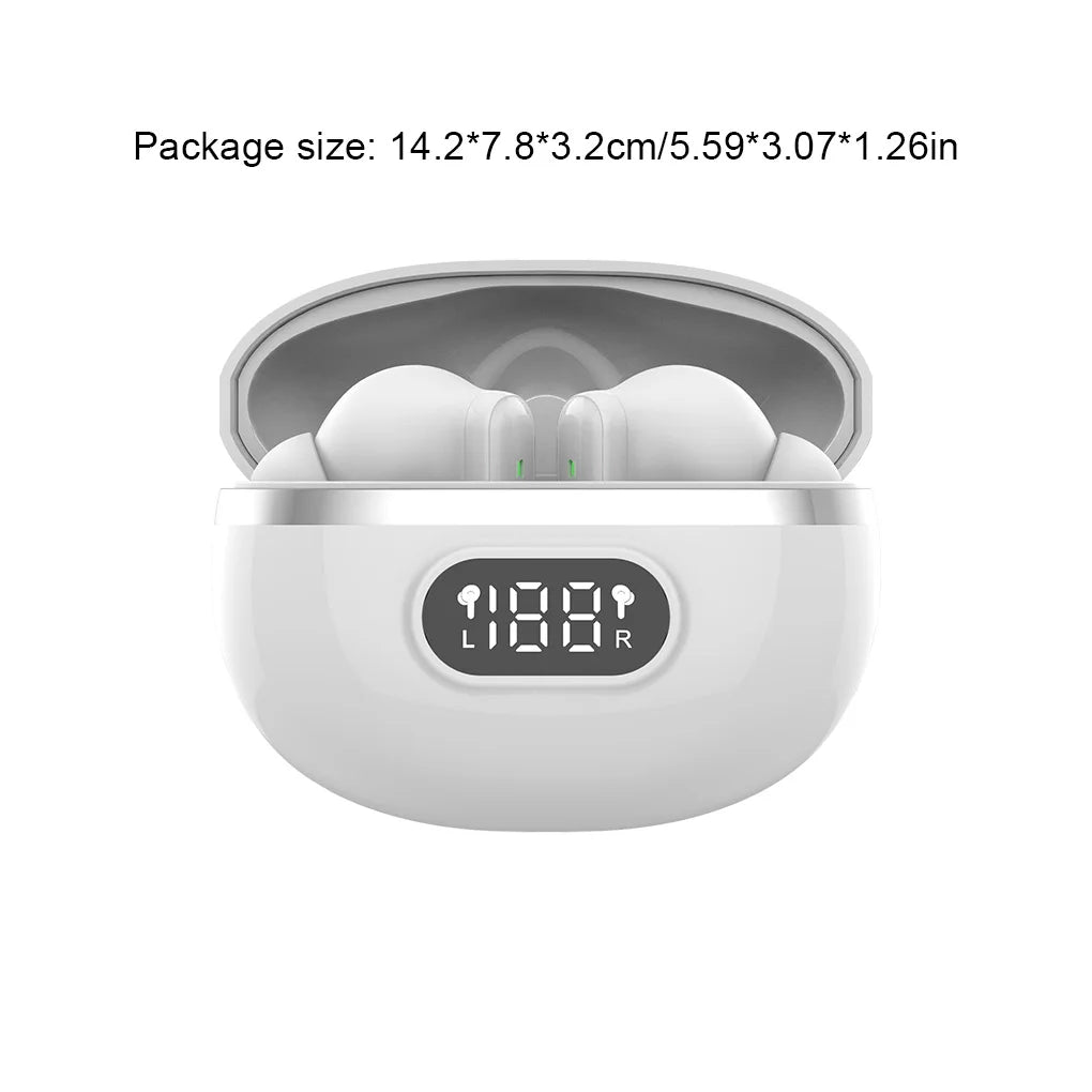 Hearing Aids Bluetooth-Compatible TWS Headphones HD Digital Display Hearing Sound Amplifier Touch with Charging Box for Seniors